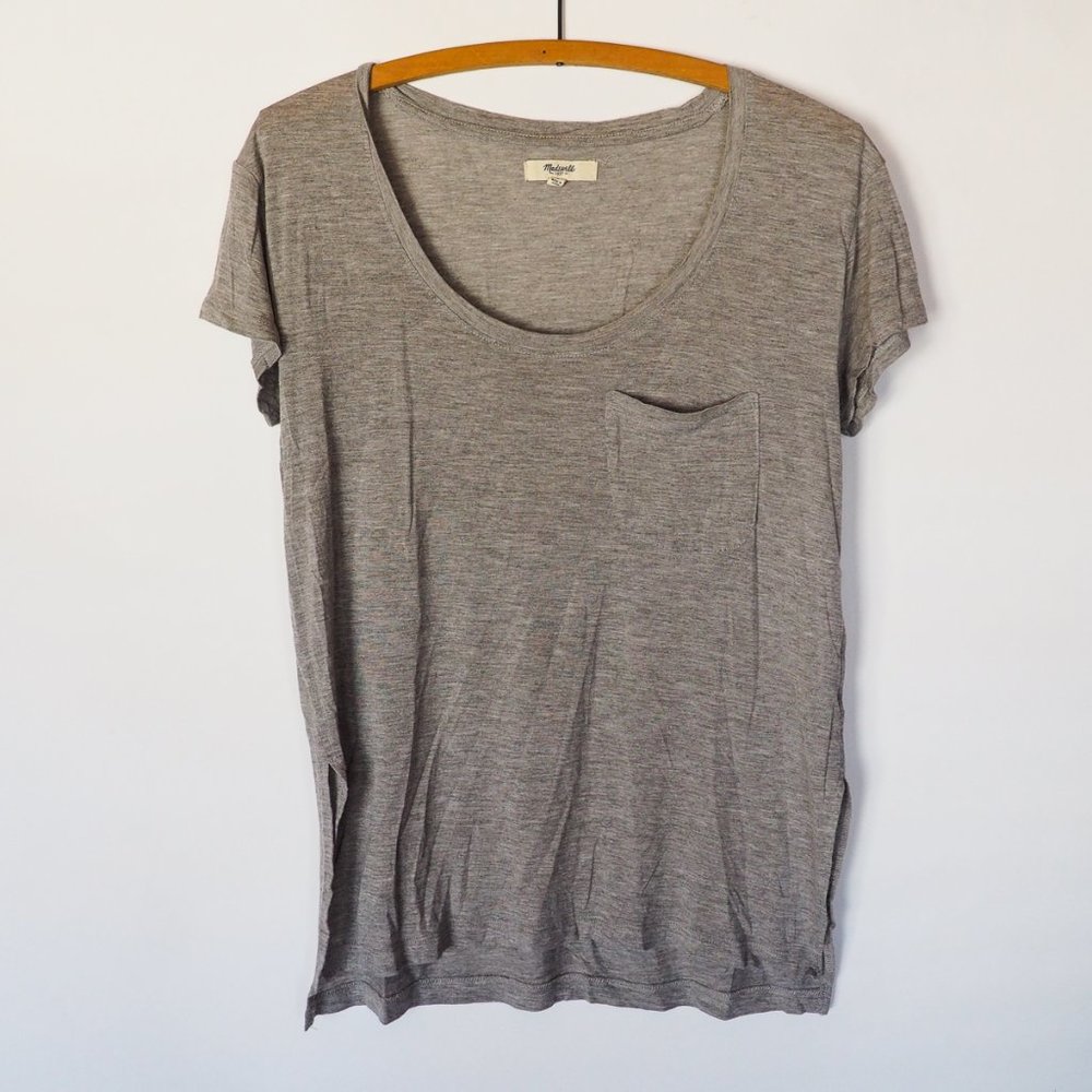 Madewell Gray Pocket T-shirt